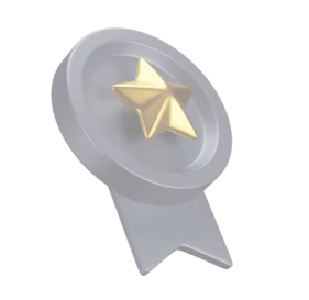 Glass card decoration